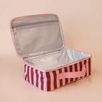 Burgundy Stripe Large Lunch Bag - PRE-ORDER (APRIL)