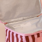 Burgundy Stripe Large Lunch Bag - PRE-ORDER (APRIL)