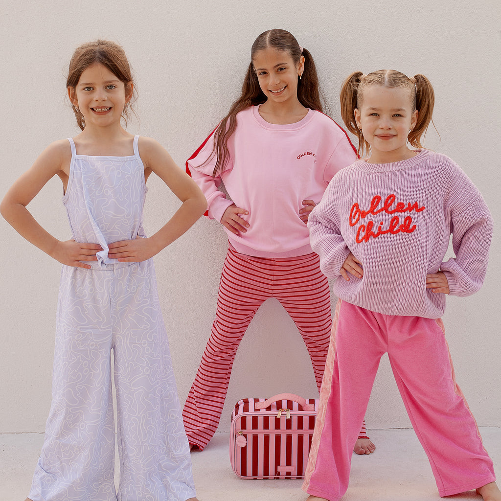 Burgundy Stripe Large Lunch Bag - PRE-ORDER (APRIL)