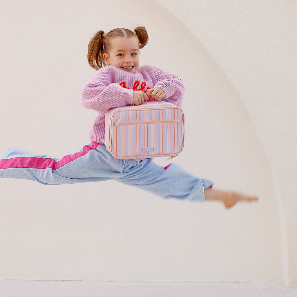Powder Stripe Large Lunch Bag - PRE-ORDER (APRIL)