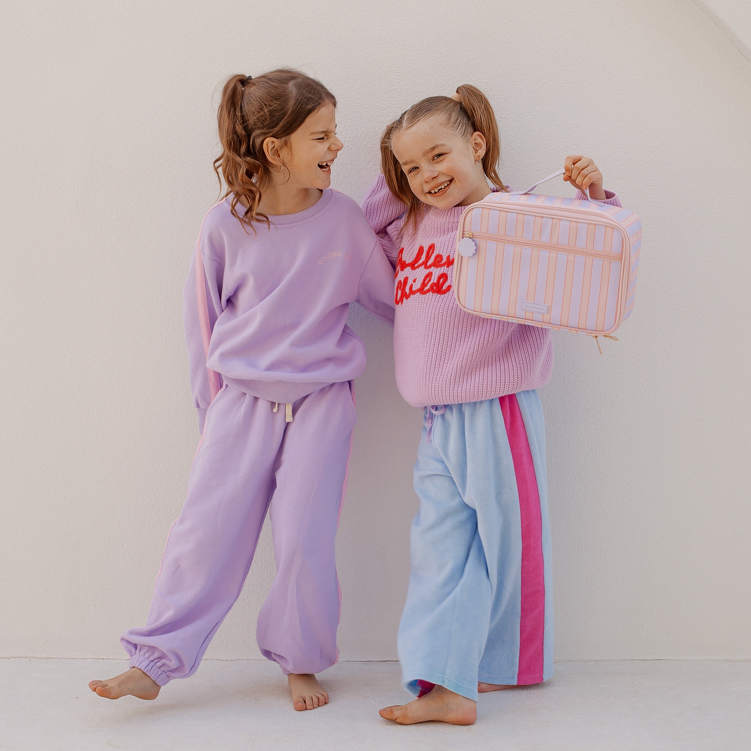 Powder Stripe Large Lunch Bag - PRE-ORDER (APRIL)