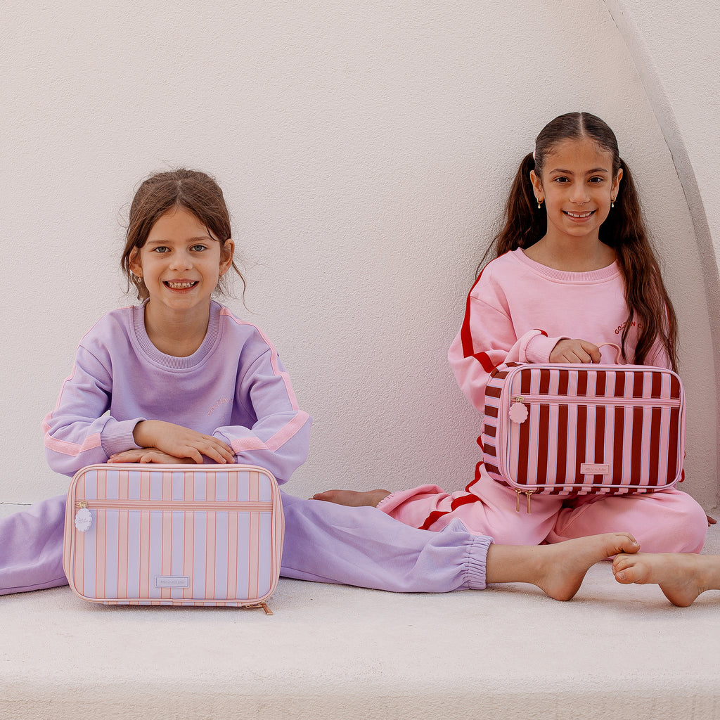 Powder Stripe Large Lunch Bag - PRE-ORDER (APRIL)