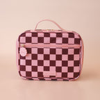 Cherry Check Mini Lunch Bag