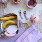 Powder Stripe Mini Lunch Bag