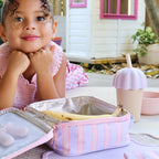 Powder Stripe Mini Lunch Bag
