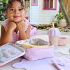 Powder Stripe Mini Lunch Bag