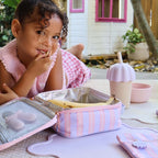 Powder Stripe Mini Lunch Bag