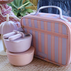 Powder Stripe Mini Lunch Bag