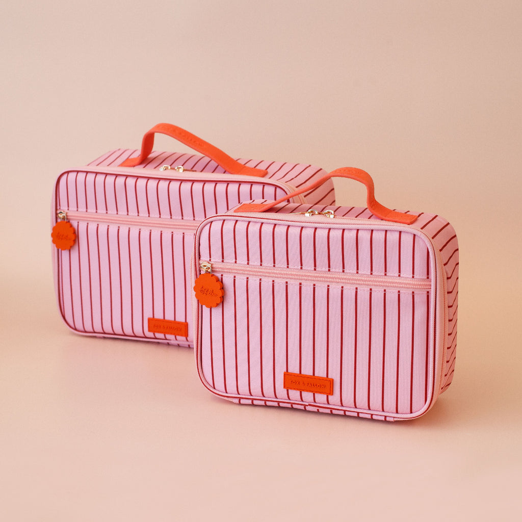 Strawberry Stripe Large Lunch Bag - PRE-ORDER (AUGUST)