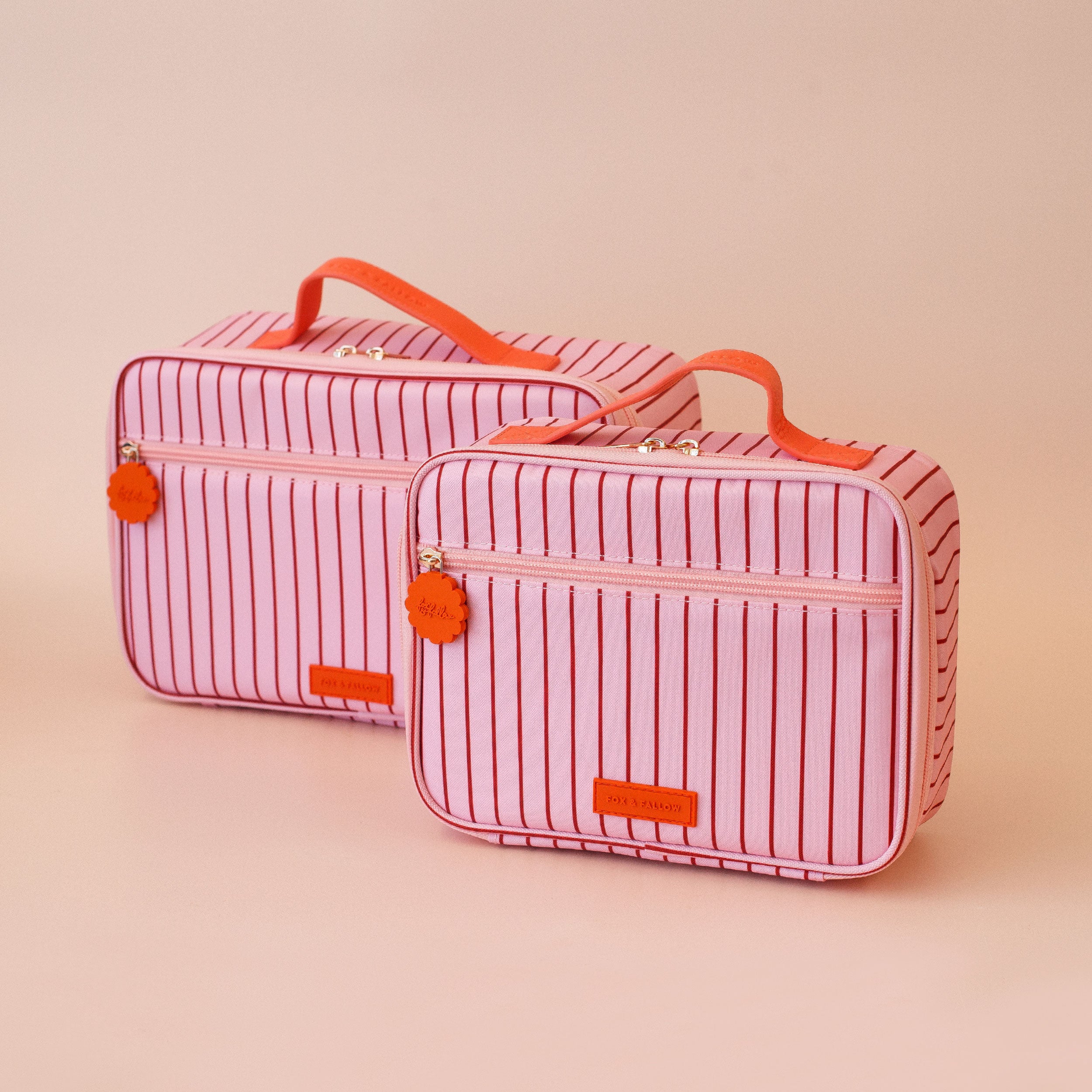 Strawberry Stripe Large Lunch Bag - PRE-ORDER (AUGUST)
