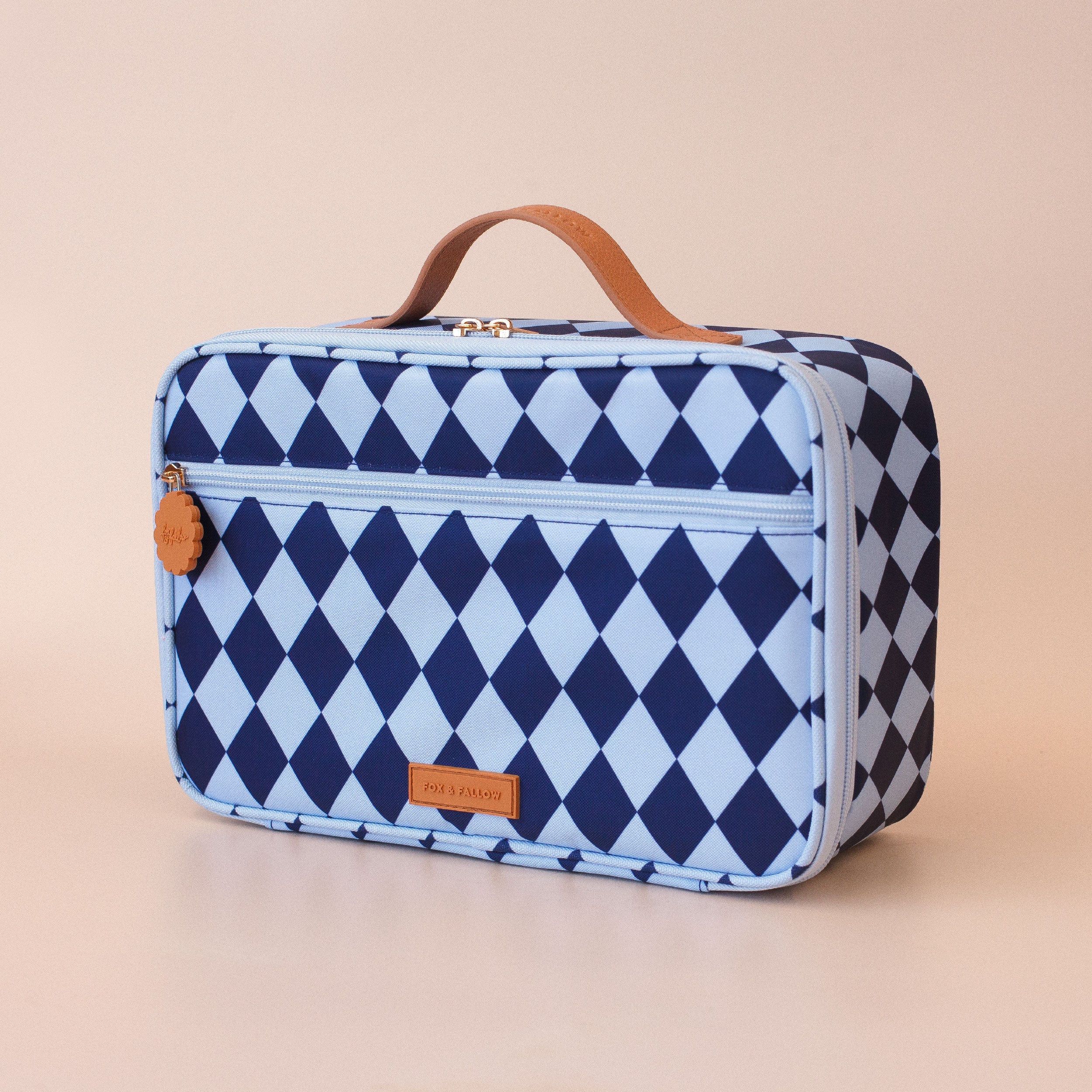 Navy Diamonds Large Lunch Bag - PRE-ORDER (JUNE)