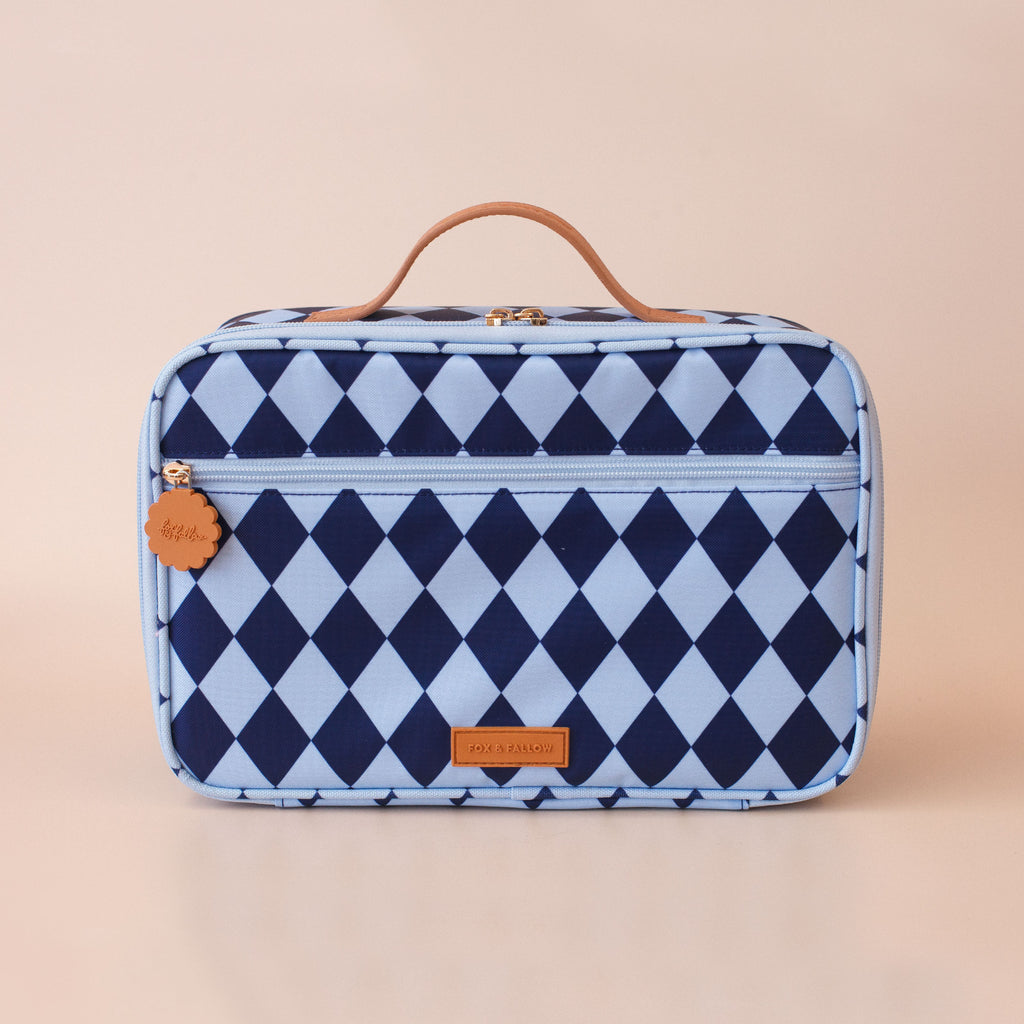 Navy Diamonds Large Lunch Bag - PRE-ORDER (JUNE)