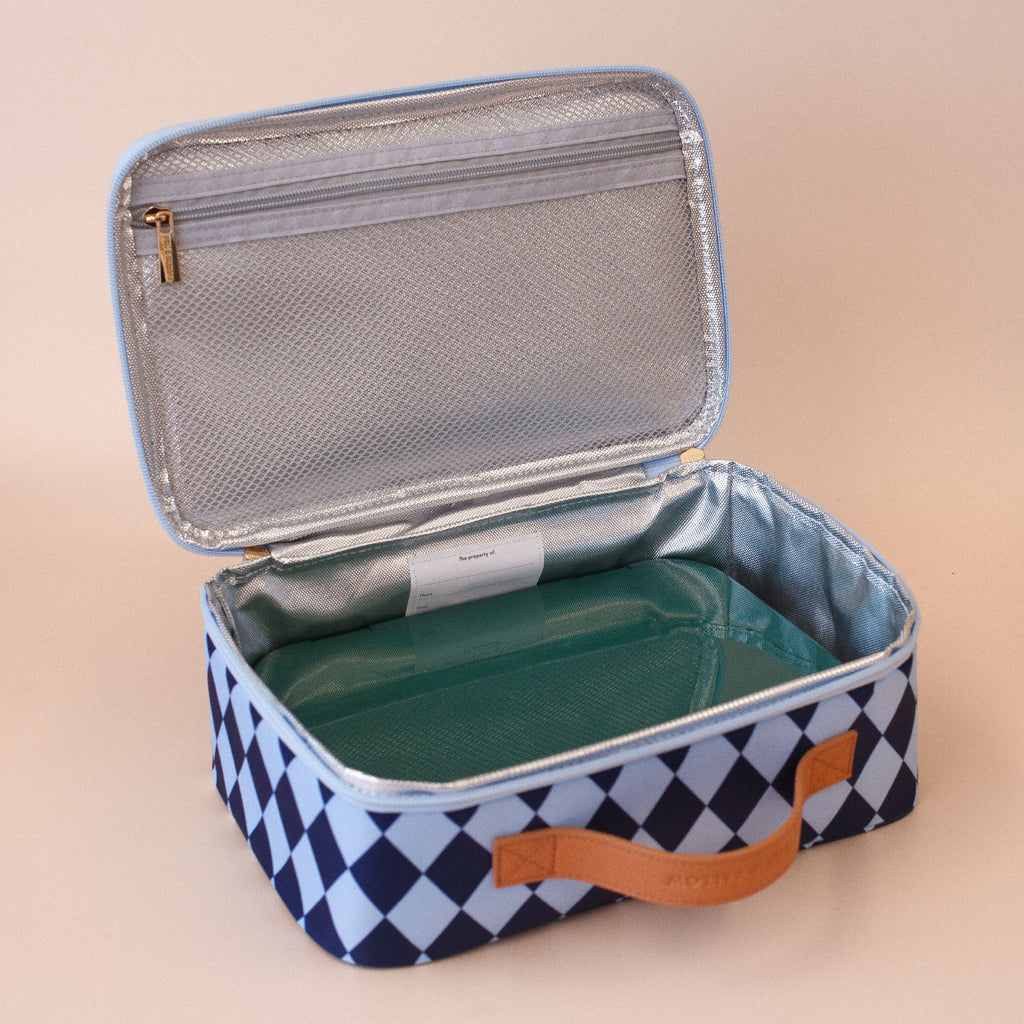 Navy Diamonds Large Lunch Bag - PRE-ORDER (JUNE)