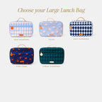 Mini + Large Lunch Bag Duo