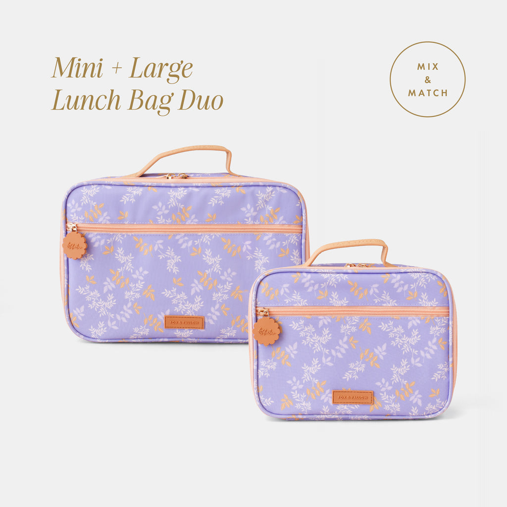 Mini + Large Lunch Bag Duo