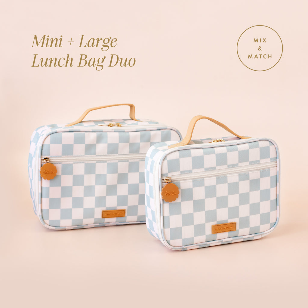 Mini + Large Lunch Bag Duo