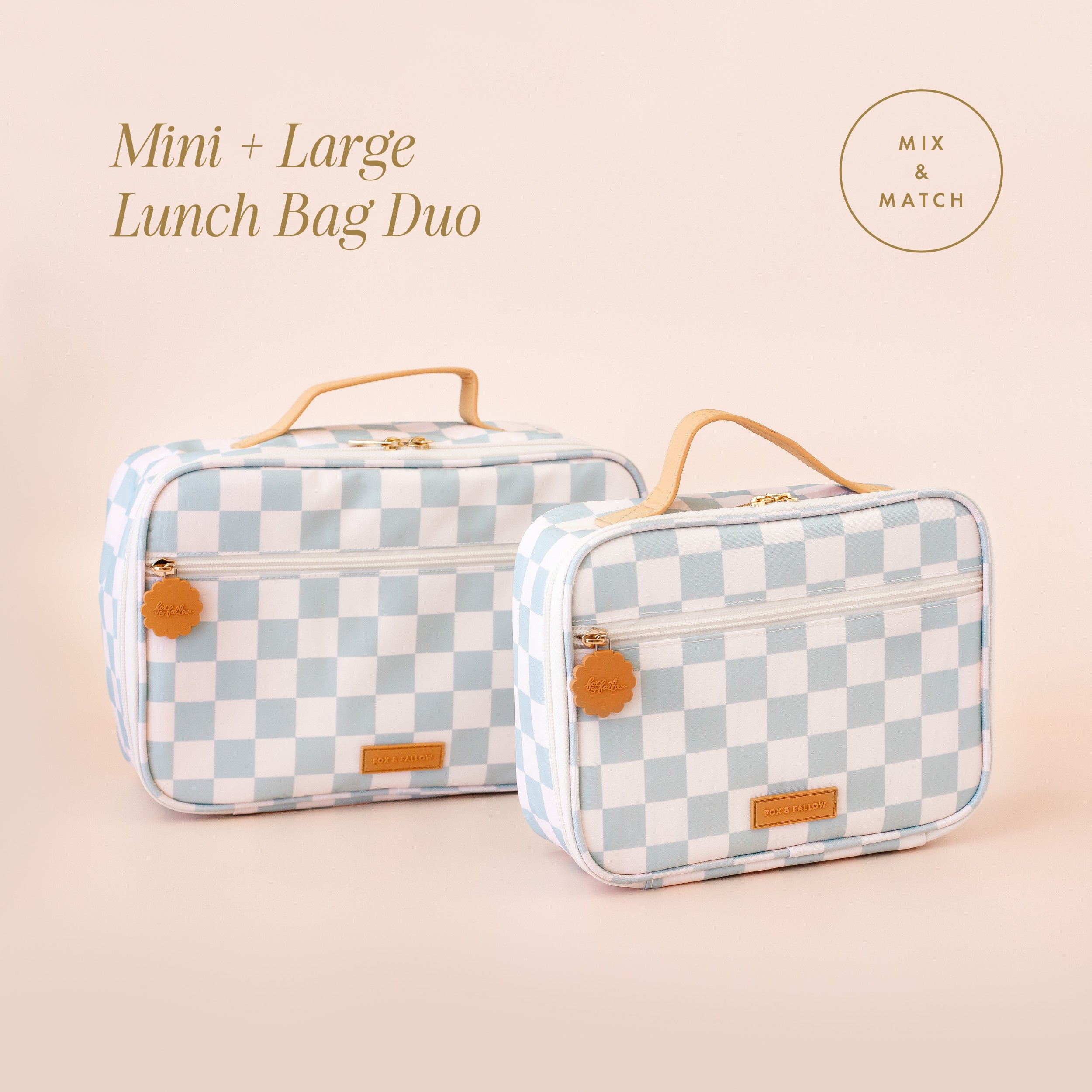 Mini + Large Lunch Bag Duo