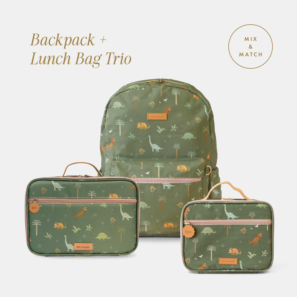 Backpack + Lunch Bag Trio Bundle