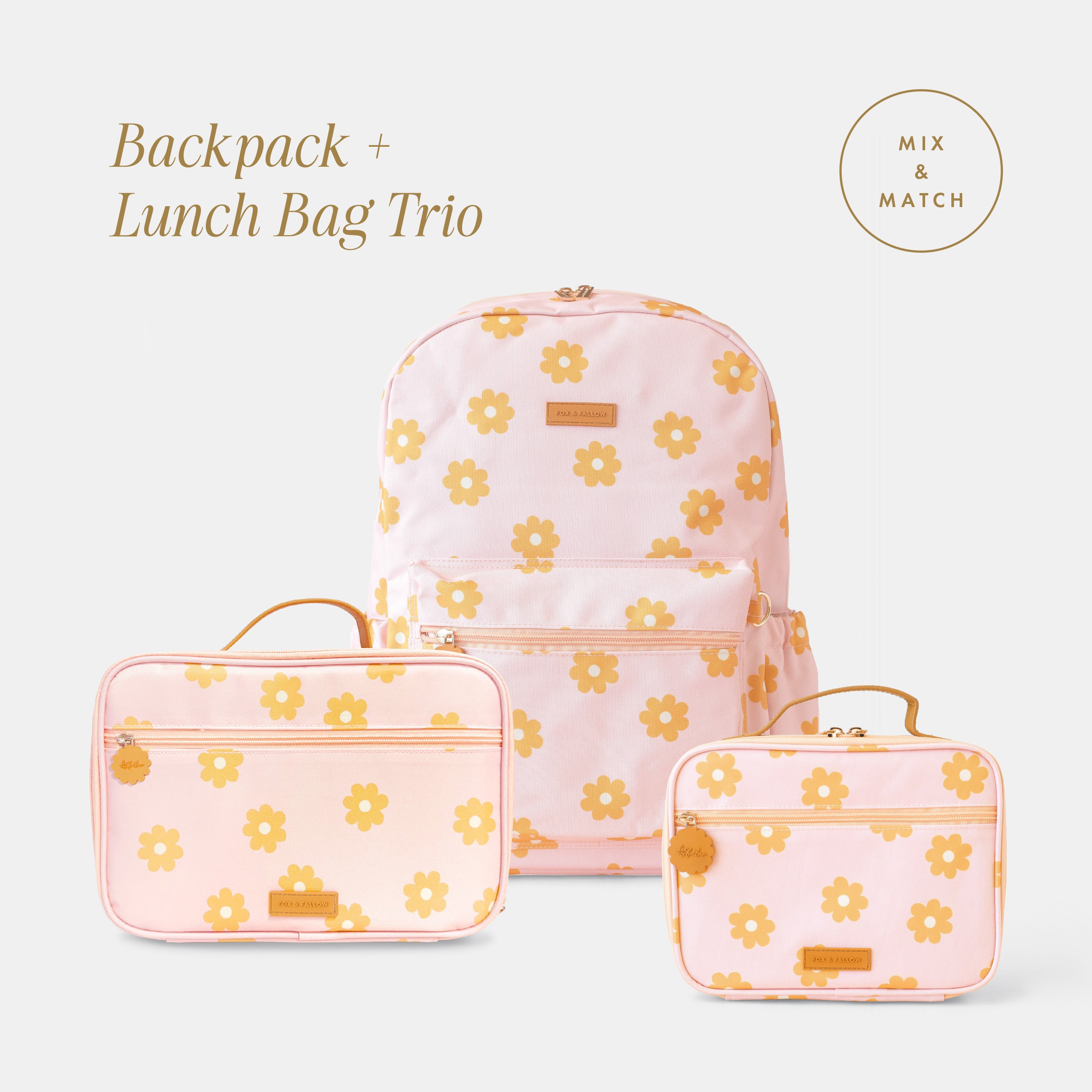 Backpack + Lunch Bag Trio Bundle