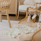 Forget-Me-Not Organic Muslin Wrap Swaddle