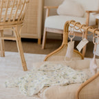 Forget-Me-Not Organic Muslin Wrap Swaddle