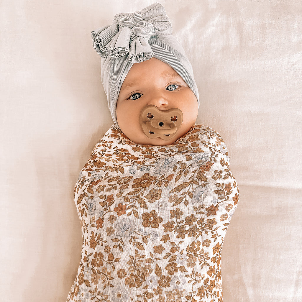 Forget-Me-Not / Broderie Organic Muslin Wrap Set