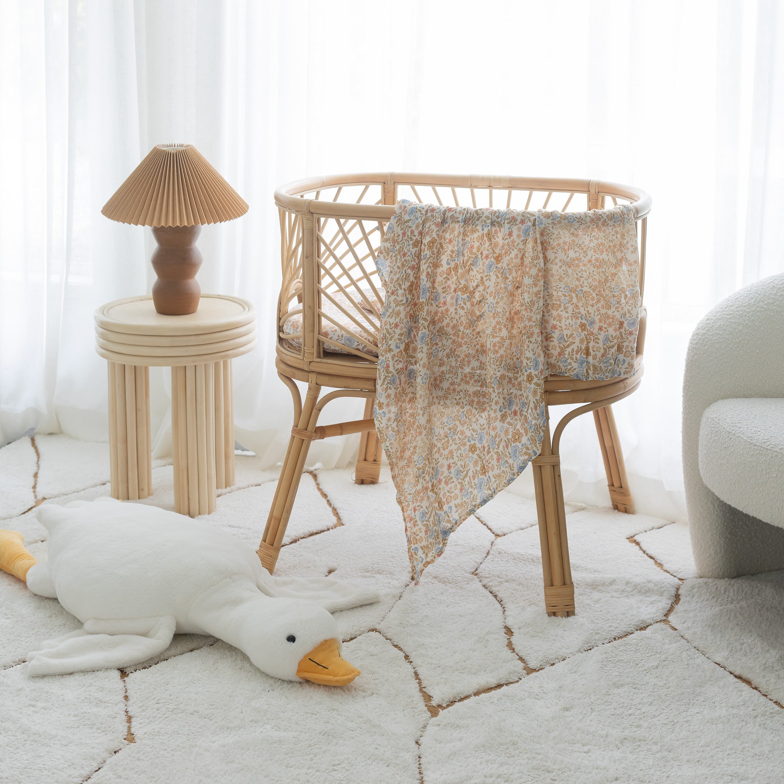 Broderie Organic Muslin Wrap Swaddle