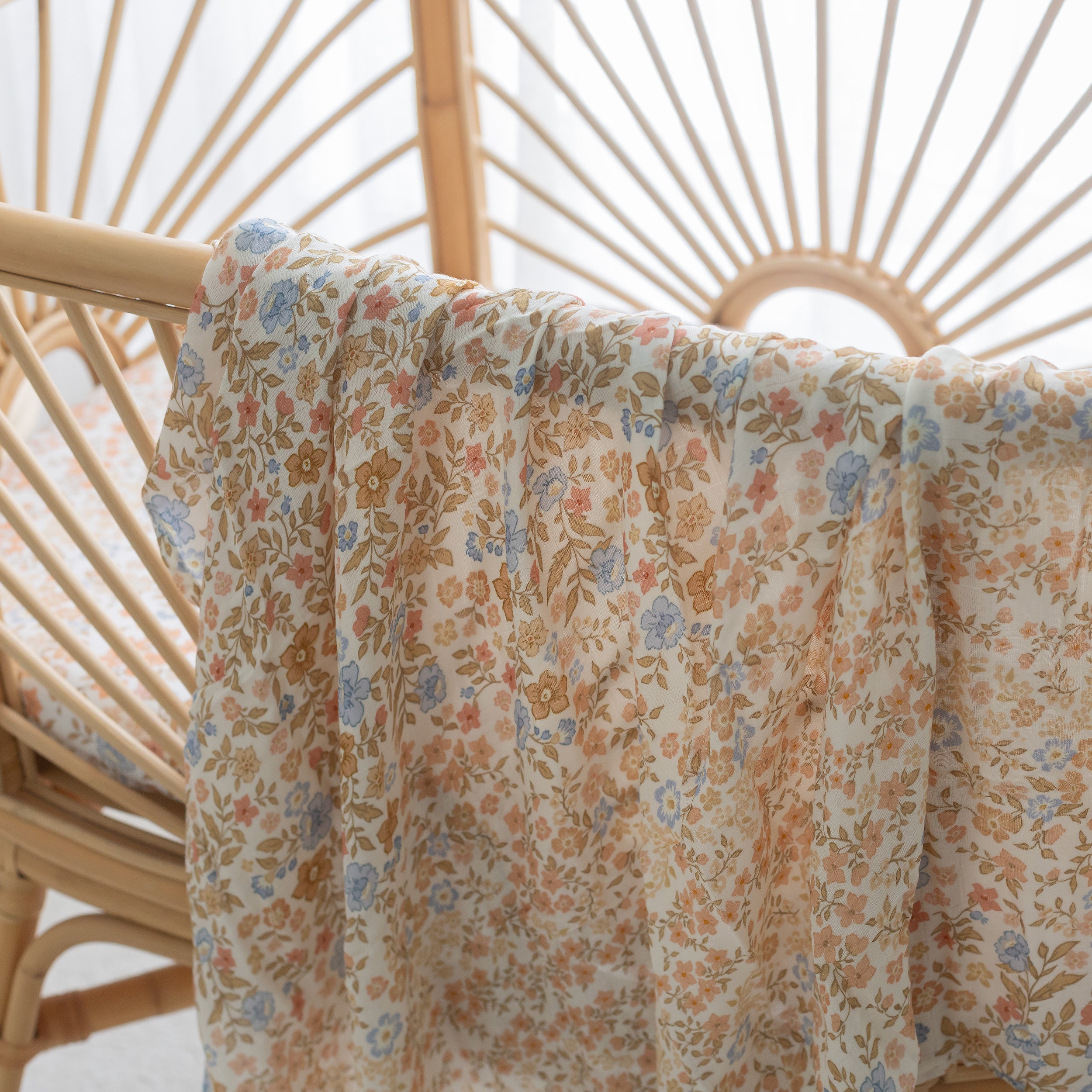 Broderie Organic Muslin Wrap Swaddle