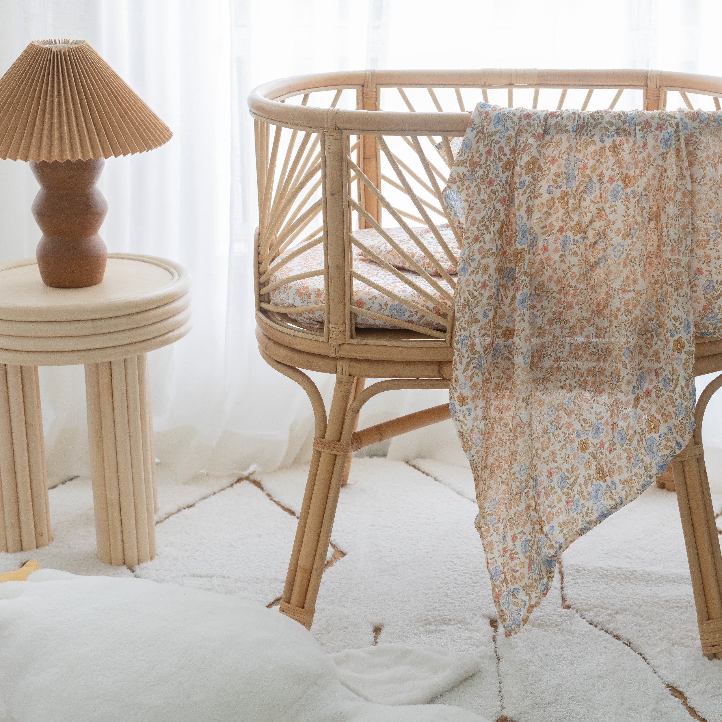 Broderie Organic Muslin Wrap Swaddle