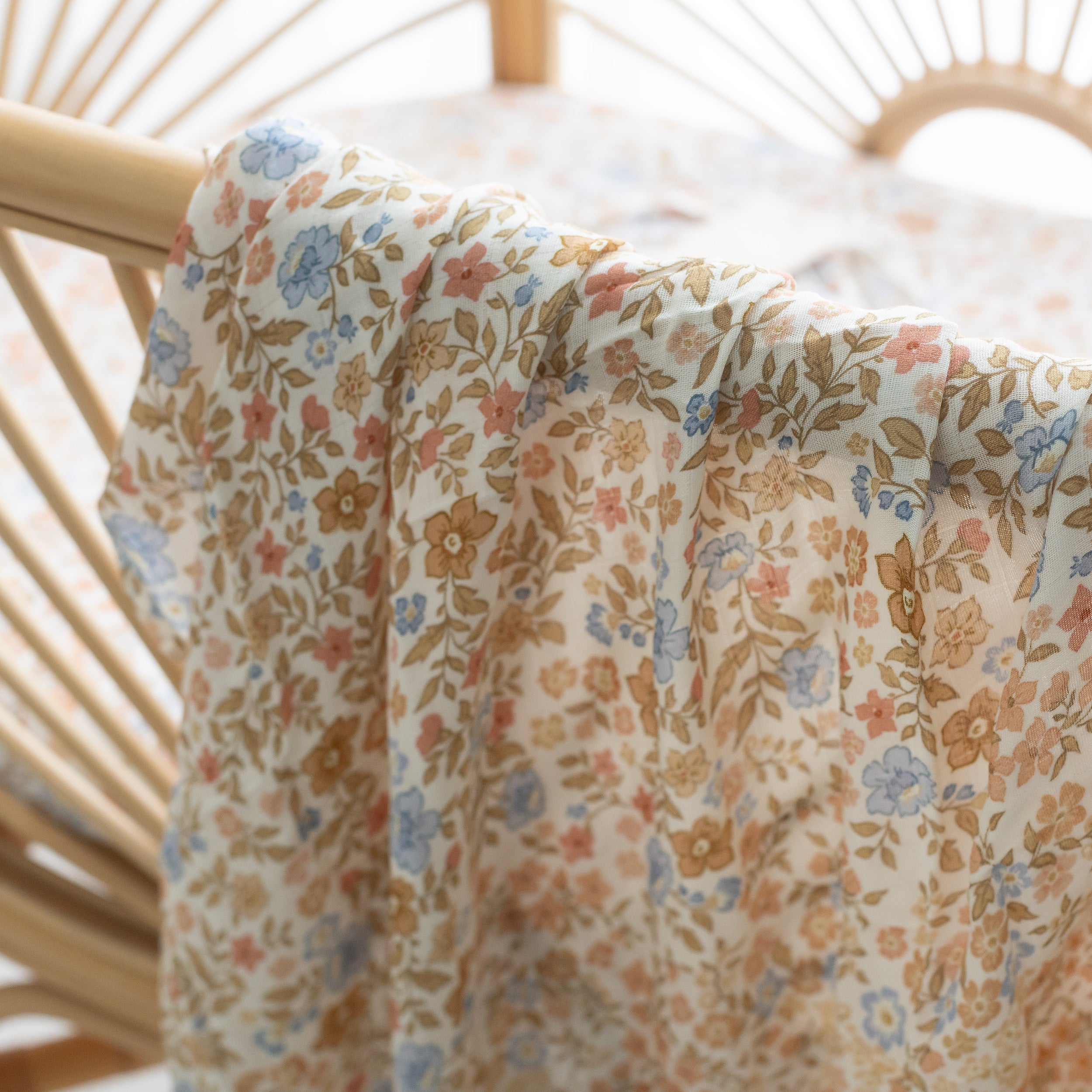 Broderie Organic Muslin Wrap Swaddle