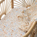 Broderie Organic Fitted Bassinet Sheet/Change Pad Cover