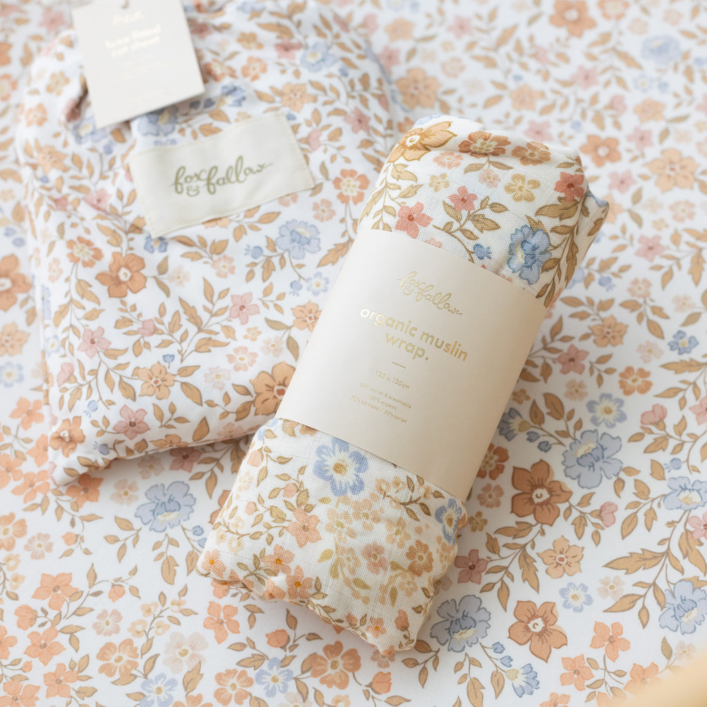 Broderie Organic Muslin Wrap Swaddle