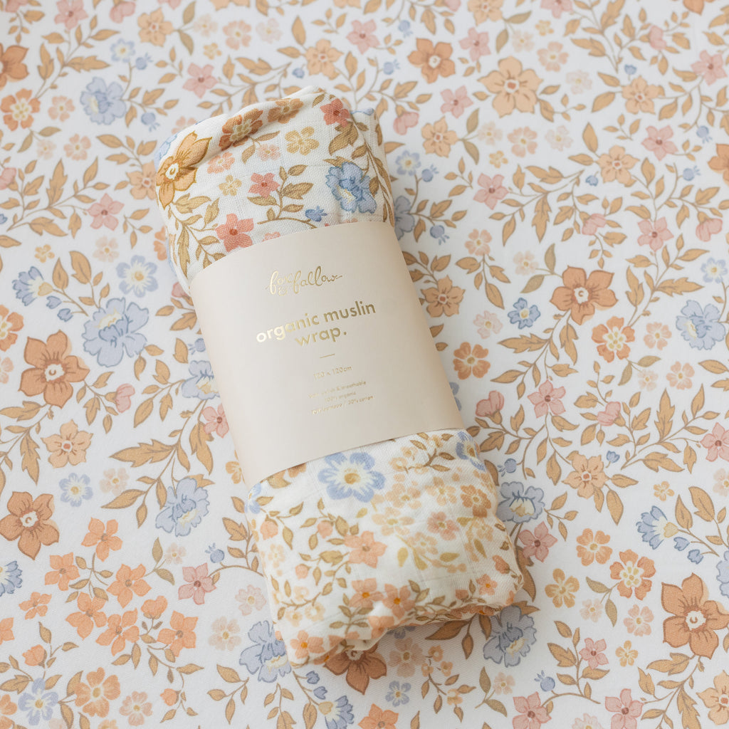 Broderie Organic Muslin Wrap Swaddle