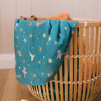 Ocean Creatures Marine Organic Muslin Wrap Swaddle