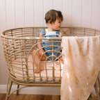 Mermaids Organic Muslin Wrap Swaddle - SECONDS