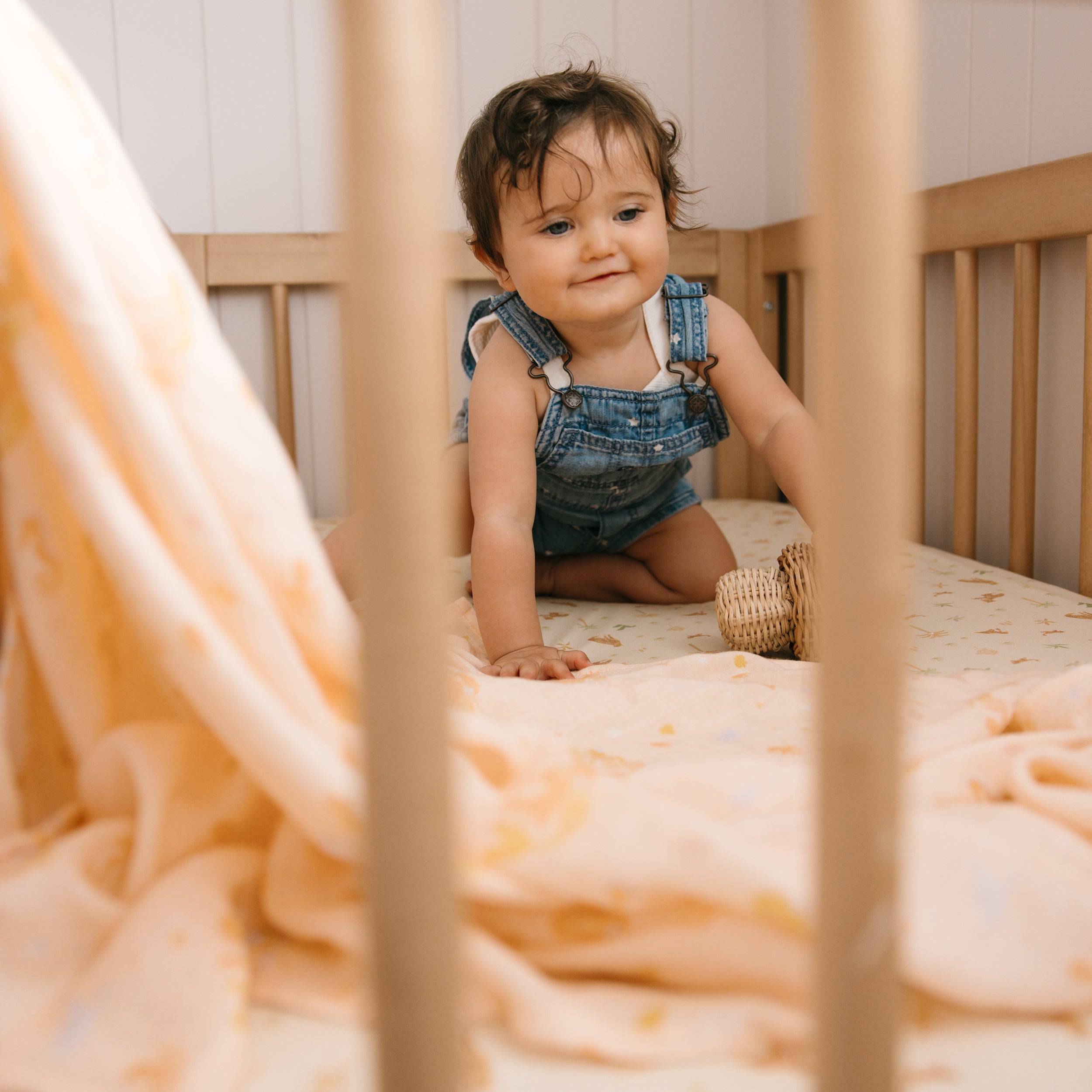 Mermaids Organic Muslin Wrap Swaddle - SECONDS