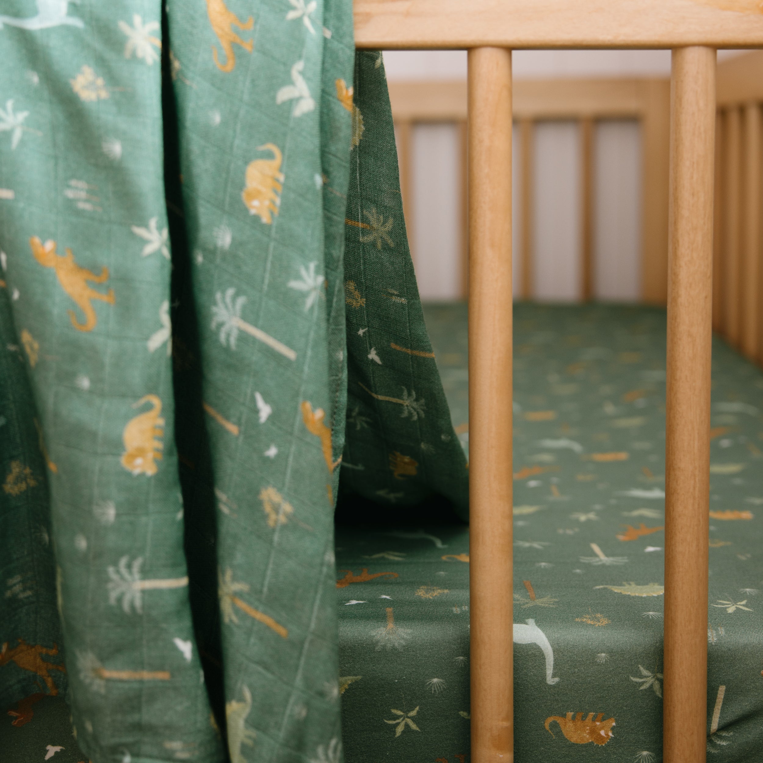 Dinos Organic Muslin Wrap Swaddle - PRE-ORDER (APRIL)