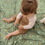Dinos Organic Muslin Wrap Swaddle - PRE-ORDER (APRIL)
