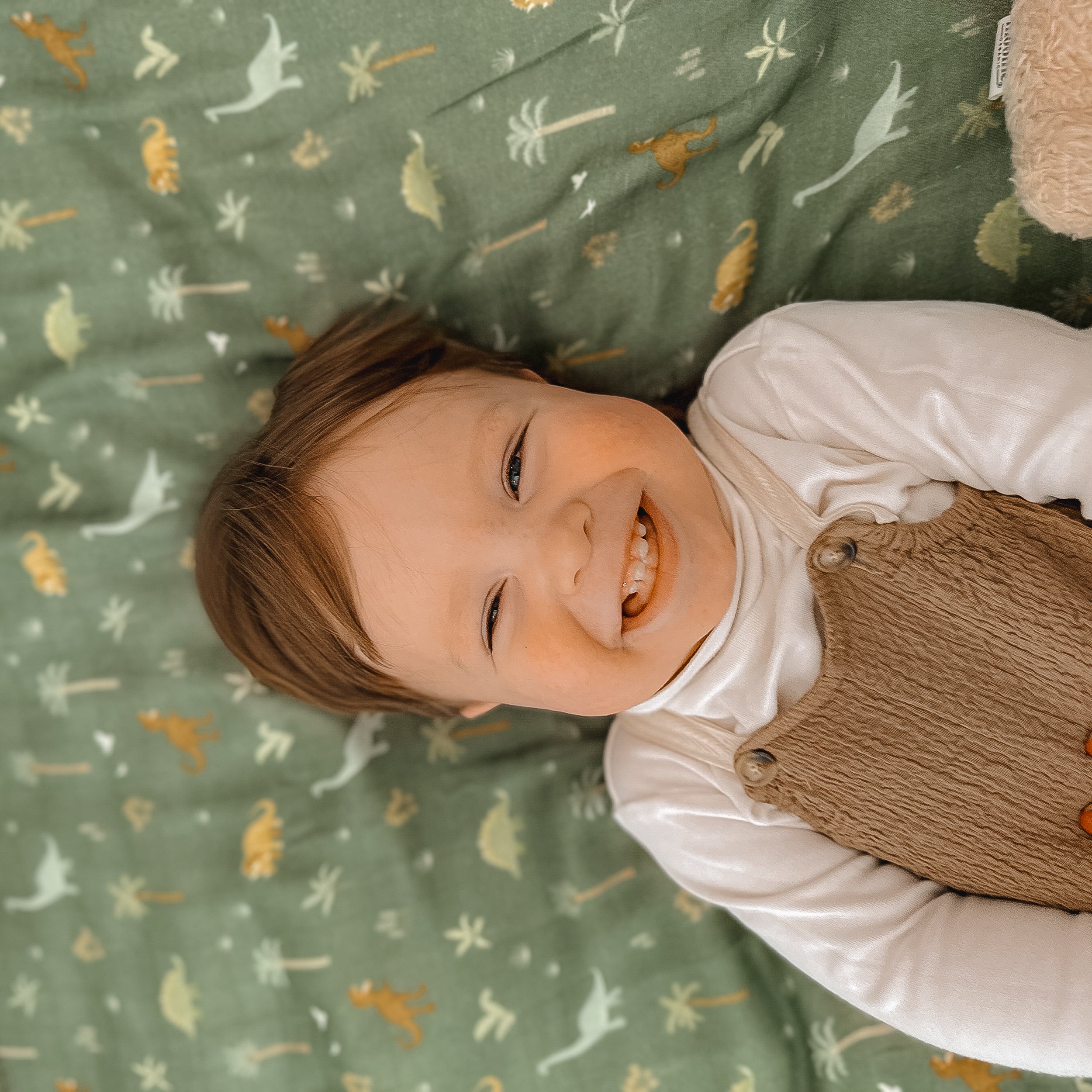 Dinos Organic Muslin Wrap Swaddle - PRE-ORDER (APRIL)