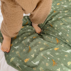 Dinos Organic Muslin Wrap Swaddle - PRE-ORDER (APRIL)