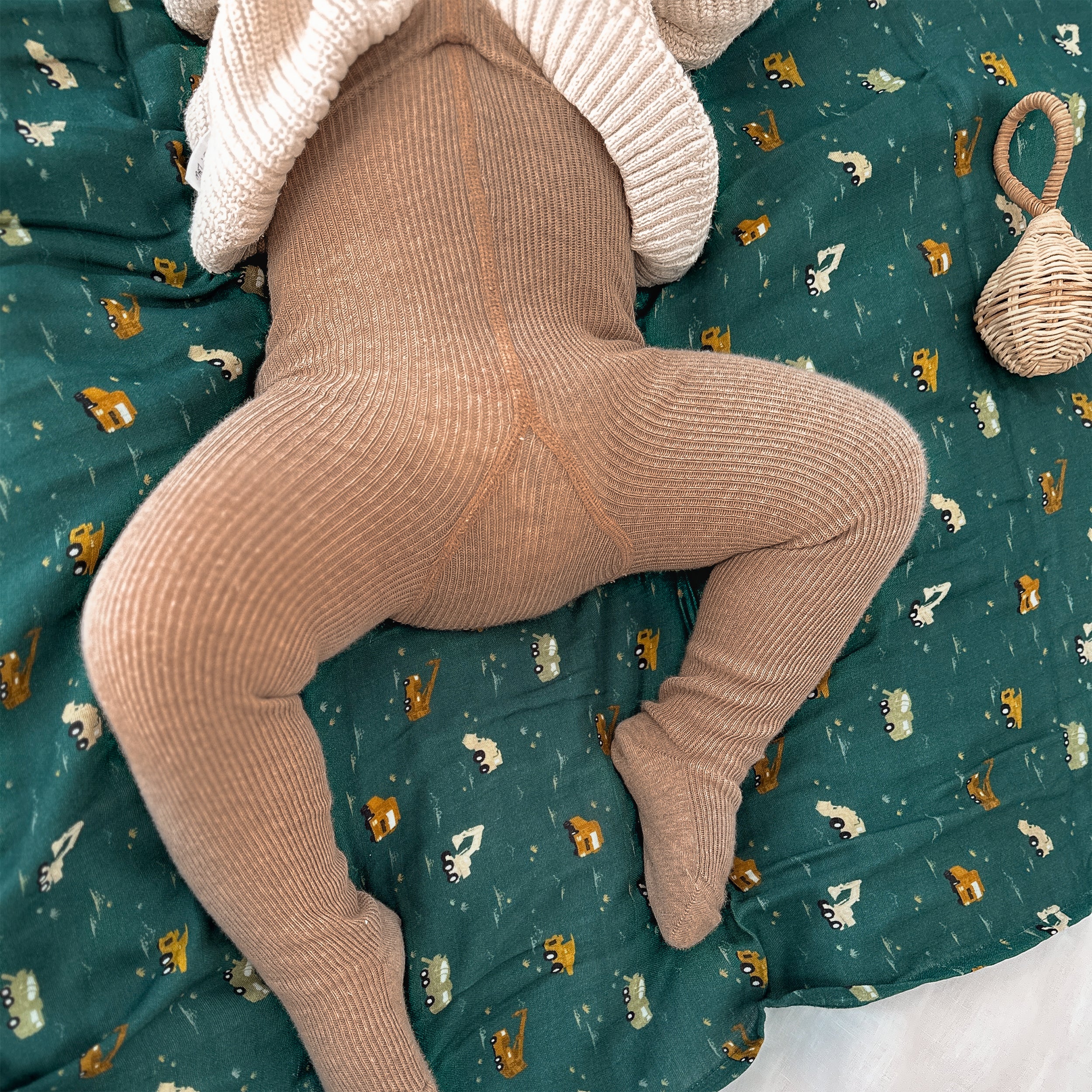 Trucks Organic Muslin Wrap Swaddle