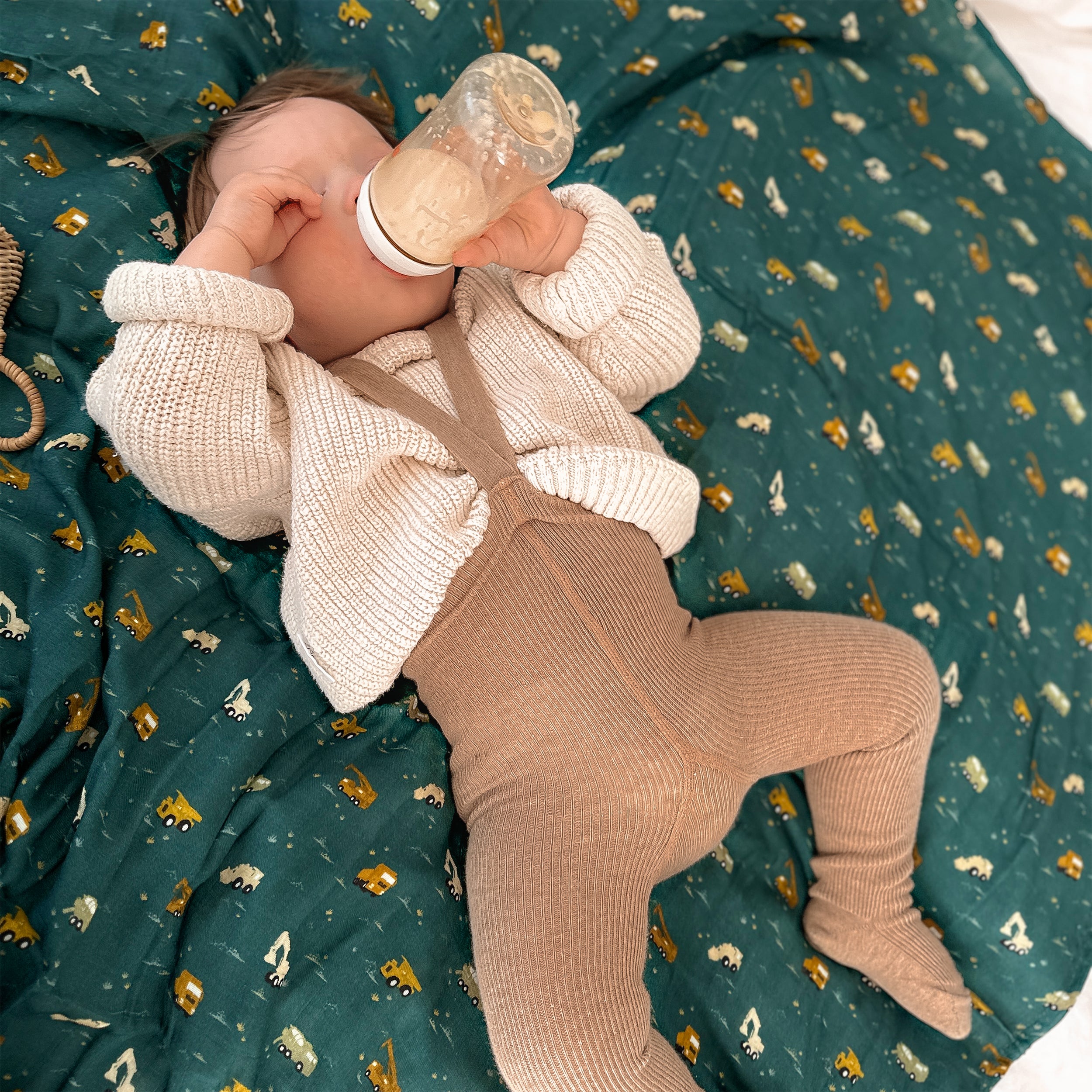 Trucks Organic Muslin Wrap Swaddle - SECONDS