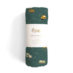 Dinos / Trucks Organic Muslin Wrap Set