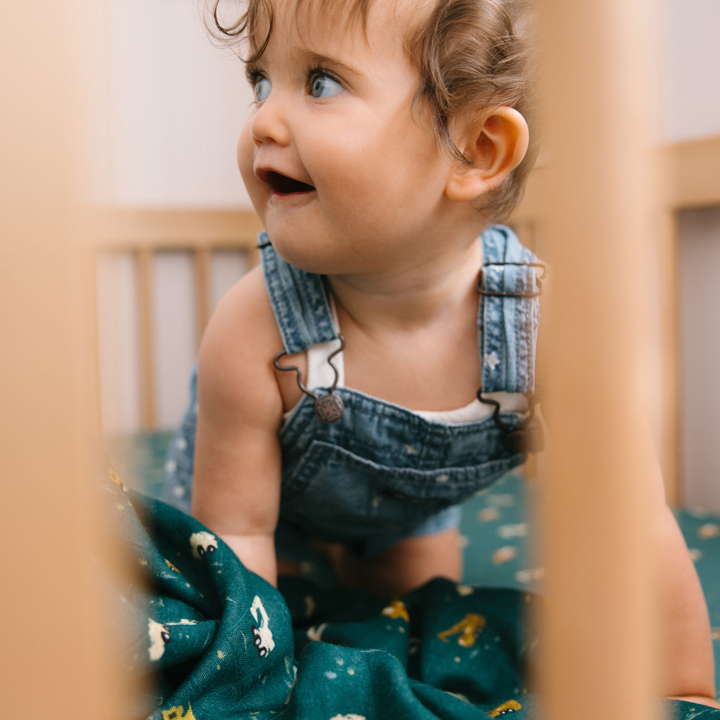 Trucks Organic Fitted Cot Sheet