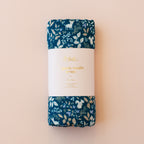 Forest Friends Midnight Organic Muslin Wrap Swaddle