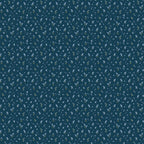 Forget-Me-Not Navy Organic Muslin Wrap Swaddle - LOW STOCK