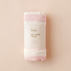 Petal Stripe Organic Muslin Wrap Swaddle