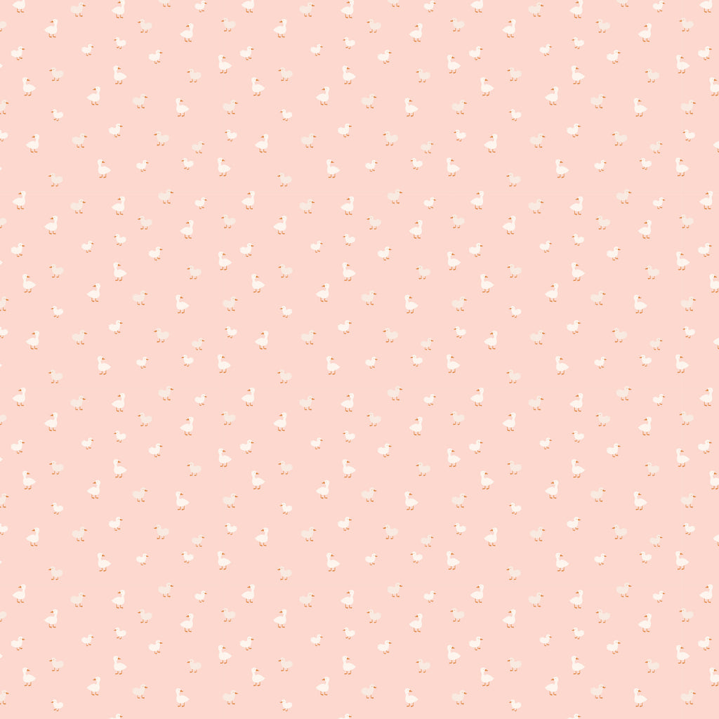 Pink Ducks Muslin Wrap Swaddle