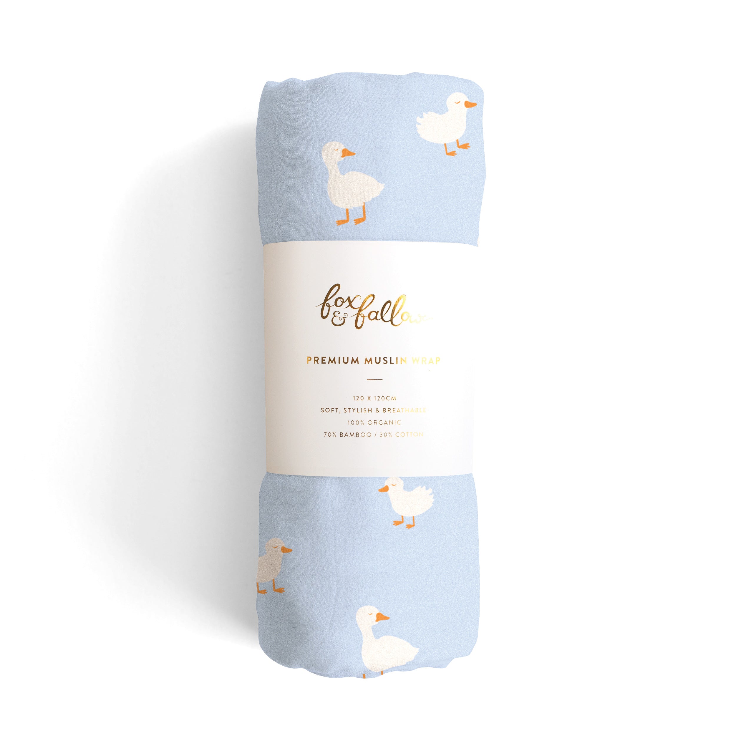 Blue Ducks Muslin Wrap Swaddle - PRE-ORDER (MARCH)