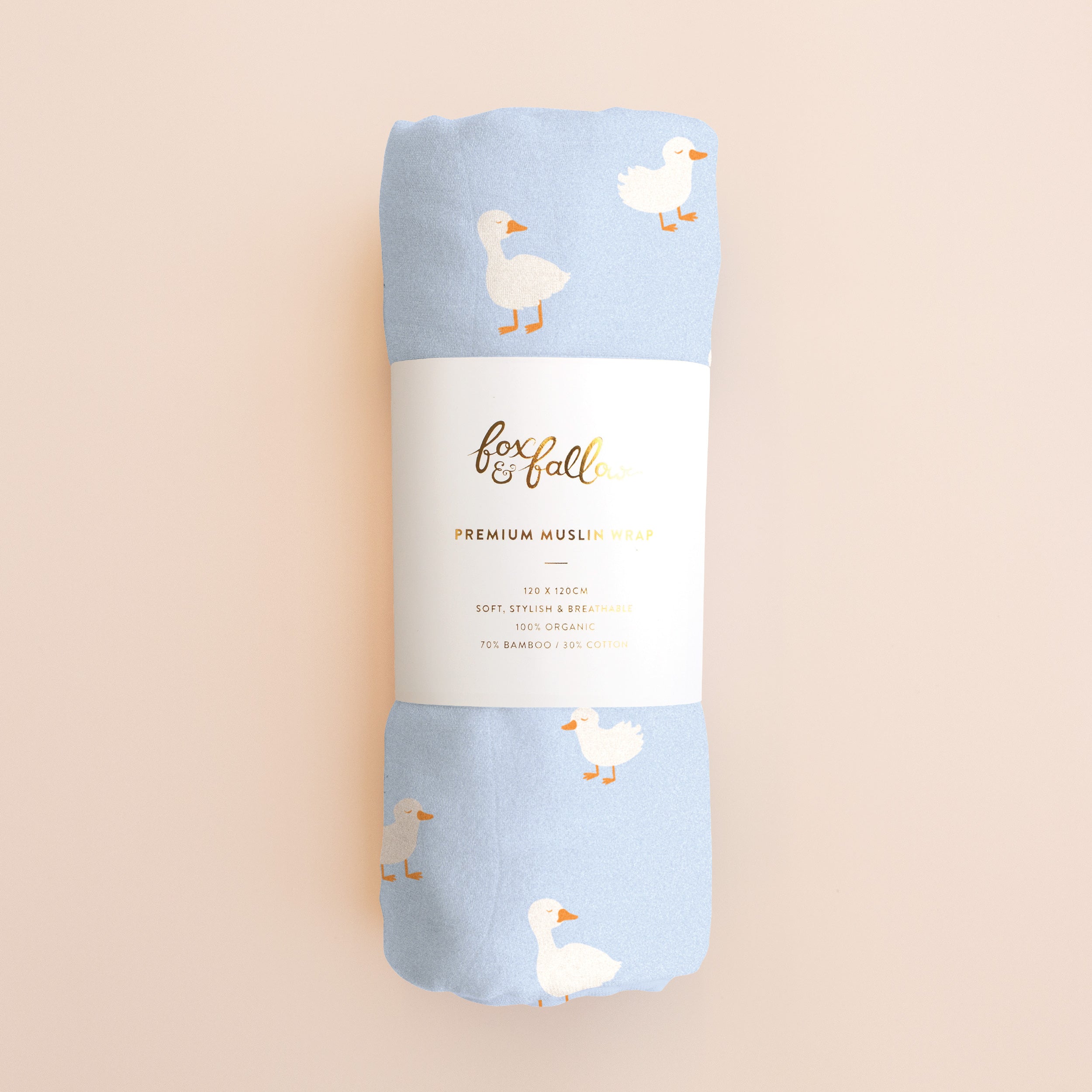 Blue Ducks Muslin Wrap Swaddle - PRE-ORDER (MARCH)